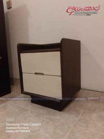 ABSC 503 Quite Two Tone Bed Side Cupboard - Image 3