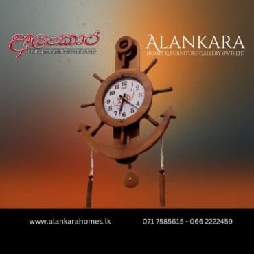 AWCH 1600 Anchor Pendulum Wall Clock (Natural) (6M)