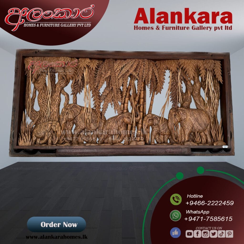 Thunpath Rabna ACRF 1804 High Luxury Premium Jungle Elephant Craft – Alankarahomes.lk
