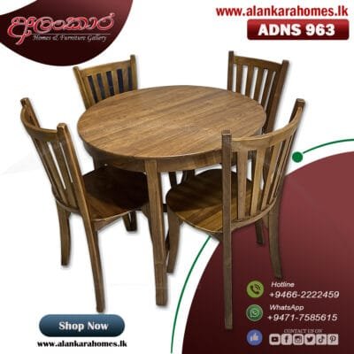 ADNS 963 Rounded Restaurant Dining Set - Image 2