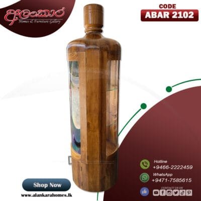 ABAR 2102 Alankara Bottle Mini Bar Display Cabinet (Premium) - Image 5