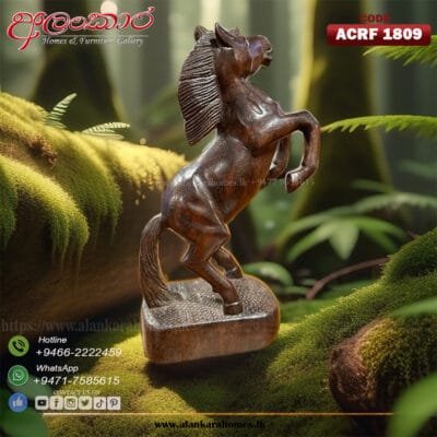 ACRF 1809 Jumping Horse Premium Wooden Craft - Image 3