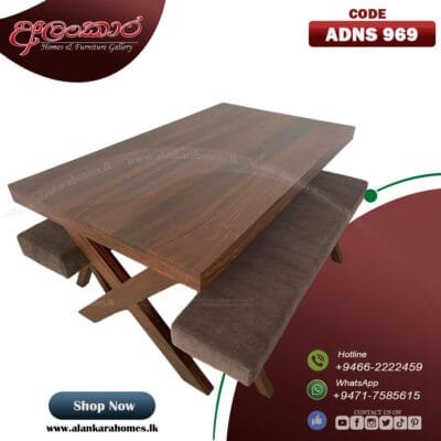 ADNS 969 Cushion Bench Dining Set - Image 3