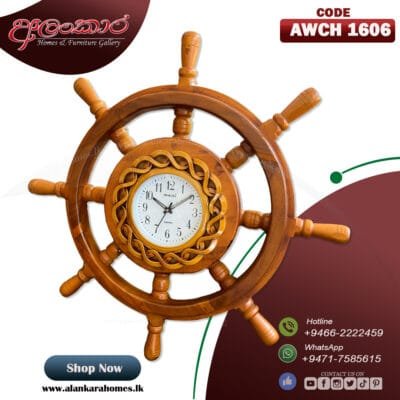 AWCH 1606 Cartwheel Wall Clock (M Plus)