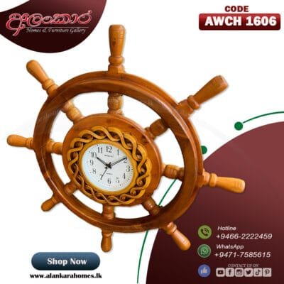 AWCH 1606 Cartwheel Wall Clock (M Plus) - Image 3