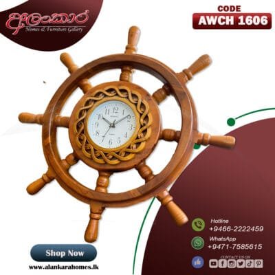 AWCH 1606 Cartwheel Wall Clock (M Plus) - Image 4