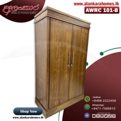 AWRC 101-B Double Door Wardrobe Cupboard