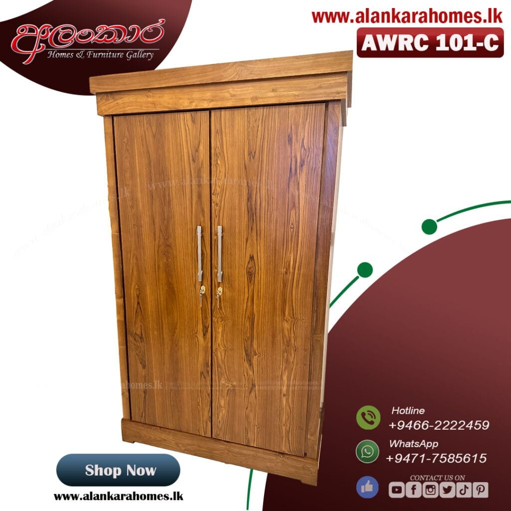 AWRC 117-D Four Door Wardrobe Cupboard With Lighting – Alankarahomes.lk