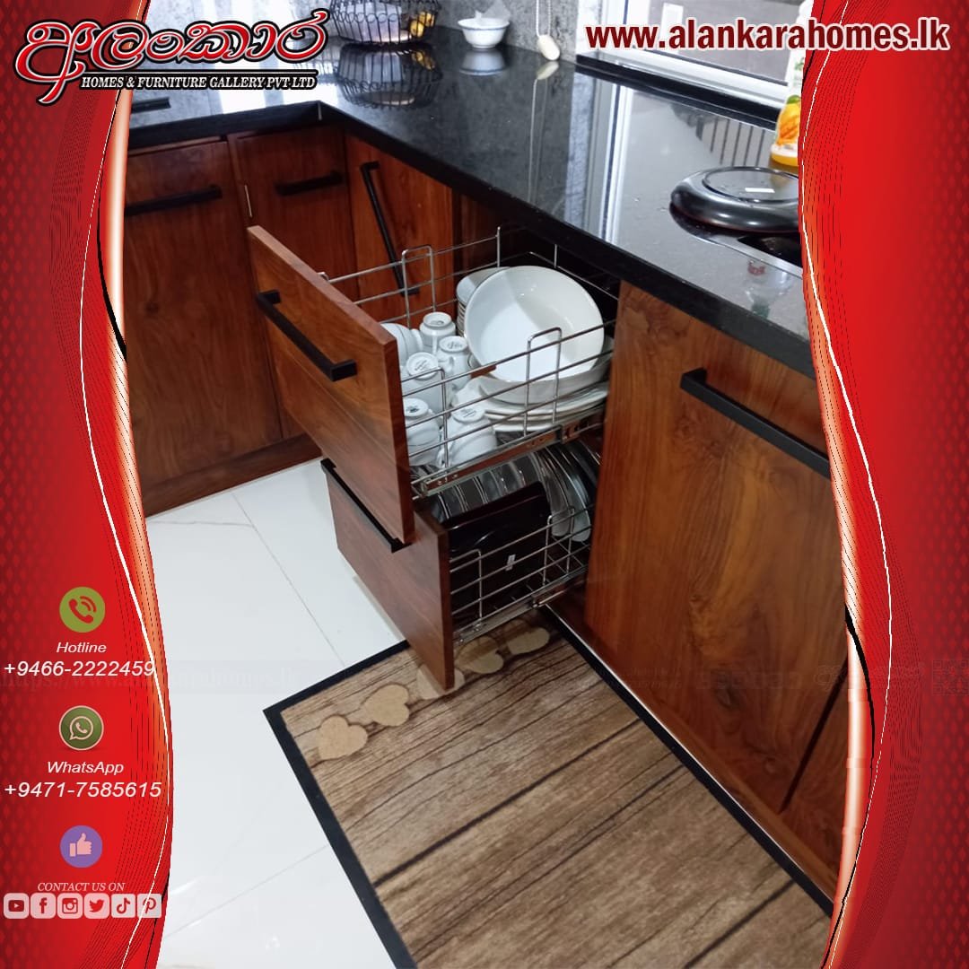 Alankara Teakwood Kitchen Pantry Cupboard 2025 - Image 8