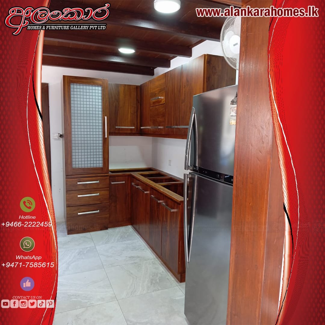 Alankara Teakwood Kitchen Pantry Cupboard 2025 - Image 17