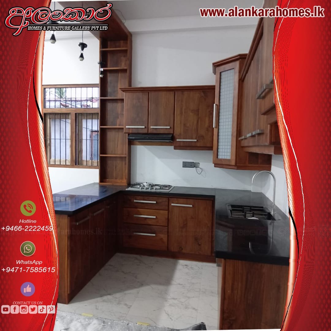 Alankara Teakwood Kitchen Pantry Cupboard 2025 - Image 19